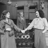 (L-R) Actors Sandy Dennis, Hal Holbrook and Dixie Carter in a scene from the NY Shakespeare Festival production of the play "Buried Inside Extra."