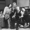 (L-R) Actors Dixie Carter, Hal Holbrook, Vincent Gardenia and William Converse-Roberts in a scene from the NY Shakespeare Festival production of the play "Buried Inside Extra."