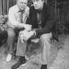 (L-R) Actors Carroll O'Connor and Frank Converse in a scene from the Broadway production of the play "Brothers"