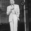 Actor Gene Barry in a scene from the Broadway production of the musical "La Cage Aux Folles."