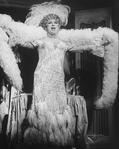 Actor George Hearn in drag in a scene from the Broadway production of the musical "La Cage Aux Folles."