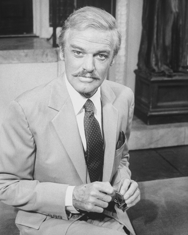 Actor Keith Michell in a scene from the Broadway production of the ...