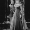 Actors Richard Muenz and Christine Ebersole in a scene from the Lincoln Center revival of the musical "Camelot.".