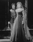 Actors Richard Muenz and Christine Ebersole in a scene from the Lincoln Center revival of the musical "Camelot.".