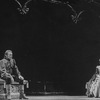 Actors Richard Burton and Christine Ebersole in a scene from the Lincoln Center revival of the musical "Camelot.".