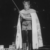 Actor Richard Burton in a scene from the Lincoln Center revival of the musical "Camelot.".