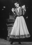 Actress Renee (Zizi) Jeanmaire in a scene from the Broadway revival of the musical "Can Can".