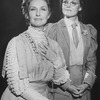 (L-R) Actresses Joanne Woodward and Jane Curtin from the Circle In The Square revival of the play "Candida"