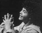 Actor Mark Baker in a scene from the Broadway revival of the musical "Candide.".