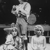 (C-R) Actors Mark Baker and Maureen Brennan in a scene from the Broadway revival of the musical "Candide.".