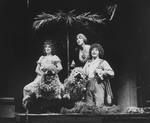 Actor Mark Baker (R) with others in a scene from the Broadway revival of the musical "Candide.".