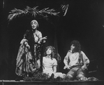 Actor Mark Baker (R) with others in a scene from the Broadway revival of the musical "Candide.".