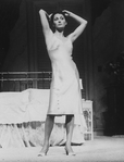 Actress Elizabeth Ashley in a scene from the Broadway revival of the play "Cat On A Hot Tin Roof.".