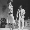 Actors Elizabeth Ashley and Keir Dullea in a scene from the Broadway revival of the play "Cat On A Hot Tin Roof.".