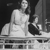 Actress Elizabeth Ashley (L) in a scene from the Broadway revival of the play "Cat On A Hot Tin Roof.".