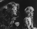 Performers in a scene from the Broadway production of the musical "Cats"