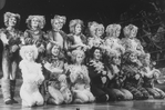 Performers in a scene from the Broadway production of the musical "Cats"