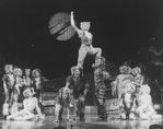 Performers in a scene from the Broadway production of the musical "Cats"