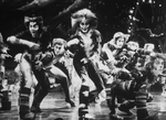 Performers in a scene from the Broadway production of the musical "Cats"