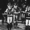 Performers in a scene from the Broadway production of the musical "Cats"