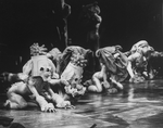 Performers in a scene from the Broadway production of the musical "Cats"