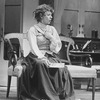 Actress Uta Hagen in a scene from the Broadway production of the play "Charlotte"