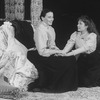 (R-L) Actors Kate Mailer and and Rebecca Miller in the Peter Brook production of the play "The Cherry Orchard" at BAM.