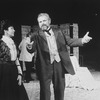 Actors Natasha Parry and Brian Dennehy in a scene from the Peter Brook production of the play "The Cherry Orchard" at BAM.