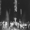 Actor Philip Casnoff (8L) in a scene from the Broadway production of the musical "Chess.".