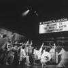Actor Philip Casnoff (4R) in a scene from the Broadway production of the musical "Chess.".