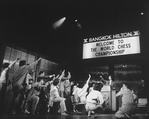 Actor Philip Casnoff (4R) in a scene from the Broadway production of the musical "Chess.".