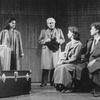 (L-R) Actors Judy Kuhn, Harry Goz, Marcia Mitzman and David Carroll in a scene from the Broadway production of the musical "Chess.".