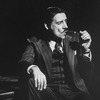 Actor Jerry Orbach smoking a cigar in a scene from the Broadway production of the musical "Chicago.".