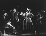 (L-R) Actors Gwen Verdon, Jerry Orbach and Chita Rivera in a scene from the Broadway production of the musical "Chicago.".