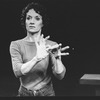 Actress Phyllis Frelich in a scene from the Broadway production of the play "Children Of A Lesser God."