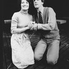 Actors John Rubenstein and Phyllis Frelich in a scene from the Broadway production of the play "Children Of A Lesser God."