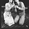 Actors John Rubenstein and Phyllis Frelich in a scene from the Broadway production of the play "Children Of A Lesser God."