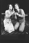 Actors John Rubenstein and Phyllis Frelich in a scene from the Broadway production of the play "Children Of A Lesser God."