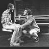 (L-R) Actors Lewis Merkin and John Rubenstein in a scene from the Broadway production of the play "Children Of A Lesser God."