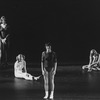 Dancers Don Percassi (L), Pamela Blair (3L), Priscilla Lopez (C) and Kelly Bishop (R) in a scene from the Broadway production of the musical "A Chorus Line.".