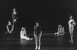 Dancers Don Percassi (L), Pamela Blair (3L), Priscilla Lopez (C) and Kelly Bishop (R) in a scene from the Broadway production of the musical "A Chorus Line.".