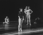 Dancers Priscilla Lopez (C) and Kelly Bishop (2R) in a scene from the Broadway production of the musical "A Chorus Line.".