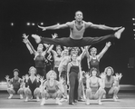 A scene from the Broadway production of the musical "A Chorus Line.".