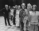 A scene from the NY Shakespeare Festival production of the play "Cinders.".