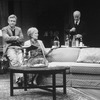 (L-R) Actors Bruce Davison, Nancy Marchand and Keene Curtis in a scene from the Off-Broadway production of the play "The Cocktail Hour."