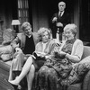 (L-R) Actors Bruce Davison, Holland Taylor, Keene Curtis and Nancy Marchand in a scene from the Off-Broadway production of the play "The Cocktail Hour."