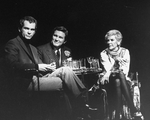 (L-R) Actors Dean Jones, Charles Braswell and Elaine Stritch in a scene from the Broadway production of the musical "Company"