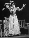 Actor Evan Richards (L) as young David Copperfield in a scene from the Broadway production of the musical "Copperfield."