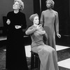 (R-L) Actresses Sharon Washington, Ashley Crow and Irene Worth in a scene from the NY Shakespeare Festival production of the play "Coriolanus."