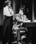 Actors Cicely Tyson and Peter Gallagher in a scene from the pre-Broadway tryout of the revival of the play "The Corn Is Green."